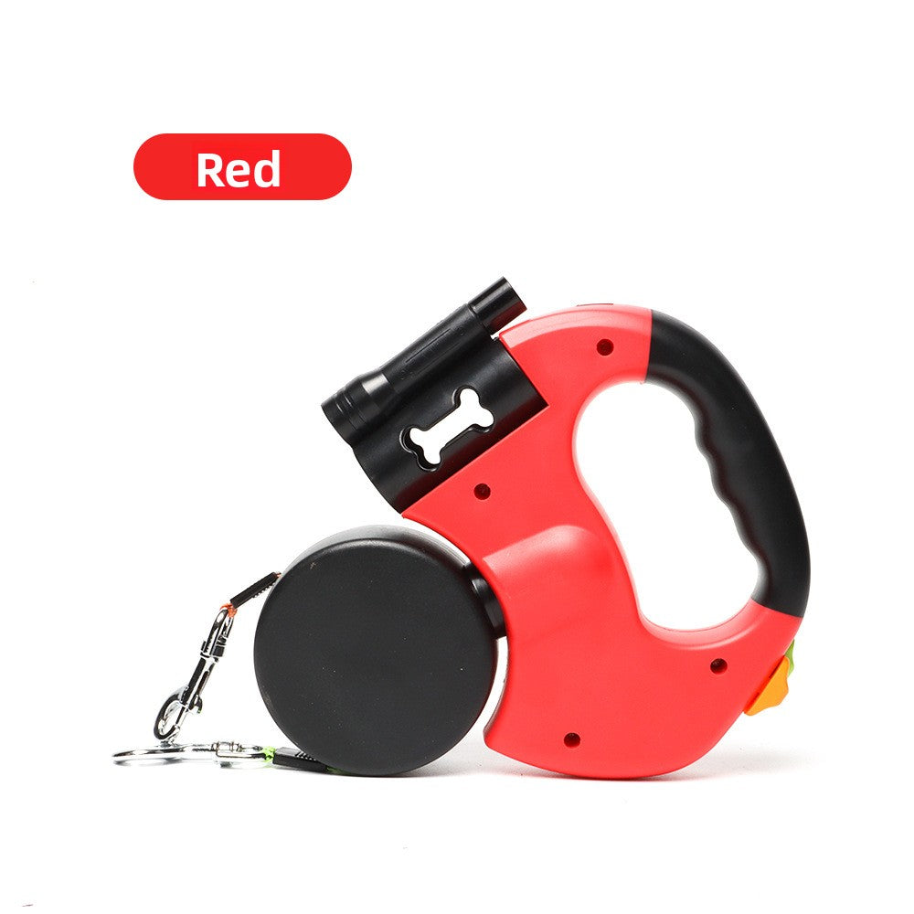 Automatic adjustable multi-functional pet leash