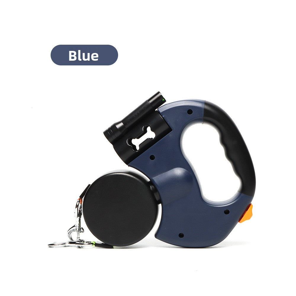 Automatic adjustable multi-functional pet leash